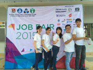 TTV at Job Fair 2015 of Ho Chi Minh City University of Technology